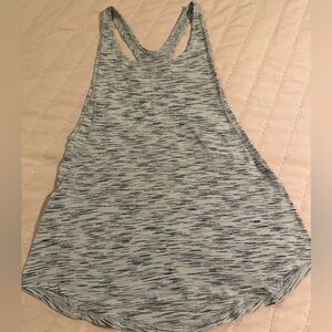 LULULEMON Grey Racerback tank sz 4